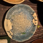 瀬里奈 - しゃぶしゃぶのスープで調理したくずきりです。