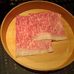 瀬里奈 - 北海道産の特選牛サーロインのしゃぶしゃぶ肉・その４です。