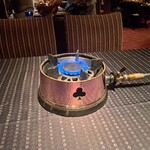 瀬里奈 - しゃぶしゃぶ鍋のコンロです。