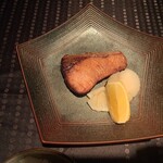 瀬里奈 - 北海道産の天上鰤の塩焼きです。