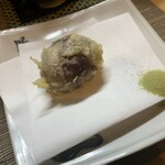 旬食房 ふた葉 - 栗の天ぷら