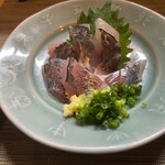 旬食房 ふた葉 - 鯵の刺身