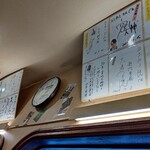 ヨシカミ 浅草店 - 壁一面のサイン