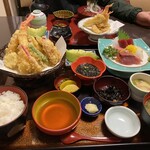 Michi tomo - 天ぷら定食　上　2,100円