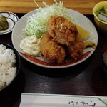 和の花 - カキフライ３個定食
