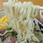 Hamaya - 平打ち中太麺