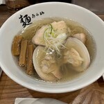 麺うら山 - 桑名産 蛤ラーメン