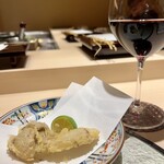 渋谷 天婦羅 ふじもと - まつたけ　アップ