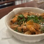 ピッツェリア ファッブリカ 1090 - 海老のニンニクオイル煮