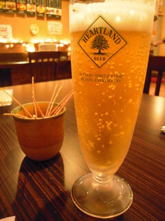 Izakaya Shokudou Kenken - キリンハートランドが生ビールでした。あんまりこれ好みじゃないｗ。
