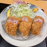 とんかつ 鉄 - ひれかつ定食　1600円