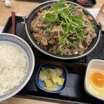 Yoshinoya - 牛すき鍋膳 肉2倍盛