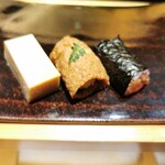 鮨 つぼみ - 玉　いなり　トロタク