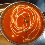 インド・ネパール料理 ヒルビュウ - Cセット［カレー1種（バターチキンカレー）］