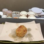 てんぷら 天悟 - 柿の天ぷら