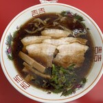 中華そば 竹千代 - 黒醤油+チャーシュー麺 1,200円