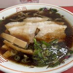 中華そば 竹千代 - 黒醤油+チャーシュー麺 1,200円