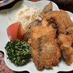 徳兵衛 - 鰆とタコのフライ