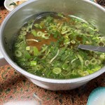 徳兵衛 - 朝食の魚味噌汁