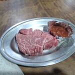 焼肉 はせ川 - ヒレ(サルサソース付き)