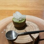 arkua - ライチのシャーベットとキウイ