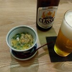 かわず池 - お通しの茶碗蒸し