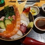 Sanrikuwashu Isono - 海鮮丼（上）