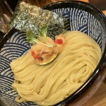 麺堂にしき - オマール海老と甘海老のつけ麺