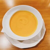 リストランテ野呂 - 南瓜と人参のポタージュ