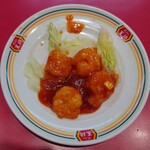 餃子の王将 三重朝日店 - ジャスト海老のチリソース