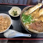 Udon Soba Ookuma - 肉ごぼううどんセット