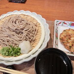 手創り旬菜と和食 せん - 「白海老かき揚げ冷しそば」