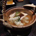 くろぎ - 鱧、松茸の土瓶蒸し2013.11