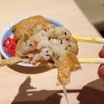 洛中おうどん げた屋 - 五目稲荷の中味