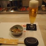 スタートはもちろん生ビール