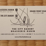 欧風小皿料理 沢村 - 大阪のお店のカード（裏面）地図