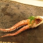 鮨西光 - 烏賊下足 炙り