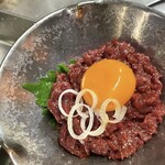 Appare - ◆馬肉ユッケ◇甘辛な味付けでお酒が進みます！