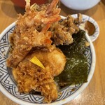 金子屋 - 天丼(梅)舞茸