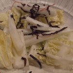 黄金屋 - 塩昆布と白菜のサラダ