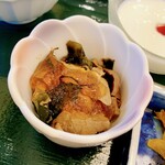 Unashige - 肝の小鉢（雪定食）