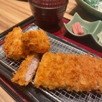 Shinjuku Saboten - 特撰やわらかヒレかつ「とろ旨」メンチかつ御膳