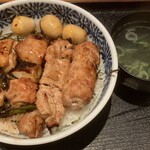 むろまち鳥や - 焼き鳥丼1,200円