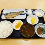 堺 銀シャリ げこ亭 - さばの塩焼定食¥1100