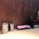 そばの神田東一屋 - コンディメンツ。