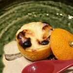 緑水亭 勝浦別館 翠海 - 柚子の釜焼きは凄い柚子の香りが漂ってきます