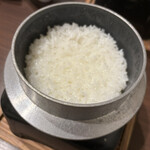 緑水亭 勝浦別館 翠海 - 朝食　お釜で炊き立てのご飯