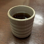 小松庵 - 温かいほうじ茶