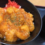 でか盛り海鮮問屋 - エビチリ丼　レギュラーサイズ