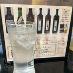 味処　あずま - 麦焼酎とちあかね　500円